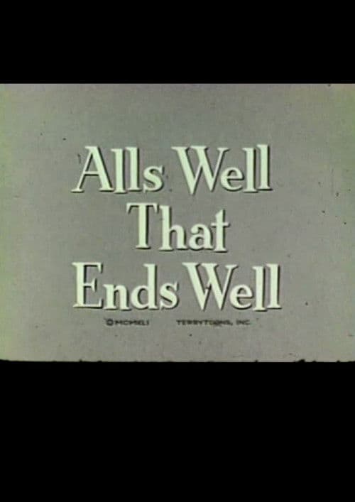 All's Well That Ends Well